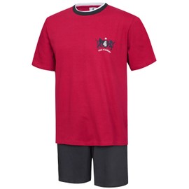 Men's Pyjamas with Shorts. 100% Cotton. - XXL/58-60