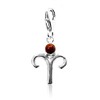 Star Sign Pendant Aries 15 mm 925 Sterling Silver with