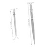 VILLFUL Professional Jewelry Making Tweezers Heavy Duty Stainless Steel Nonslip