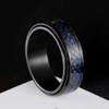 King Will Black Fidget Ring Celtic Dragon Spinner Ring Stainless