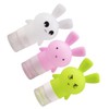 IWOWHERO 3pcs Leak Shampoo Bottle Travel Toiletries Bottles Lotion Squeeze