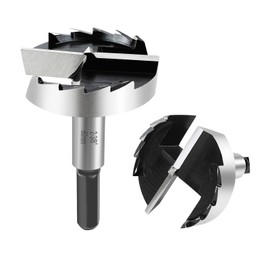 2-3/8 Inch Forstner Bit for Woodworking,2-3/8" Forstner Drill Bit for Wood,Wood Drill Bit Woodworking Hinge Cutter Tool for Woods Plywood Plastic