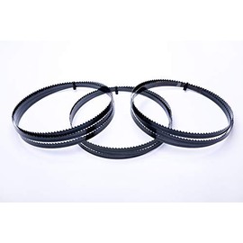 Set of 3 Encut High Performance Bandsaw Blades 2240 x 16 x 0.65 mm, 4 ZpZ Tool Steel for Wood and Others for Elektra Beckum Metabo Güde Saw Band