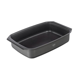 KUHN RIKON New Life Pro Recycling Oven Dish Medium, 32 x 20 x 6 cm, Casserole Dish up to 240 C, Oven-Safe, Black