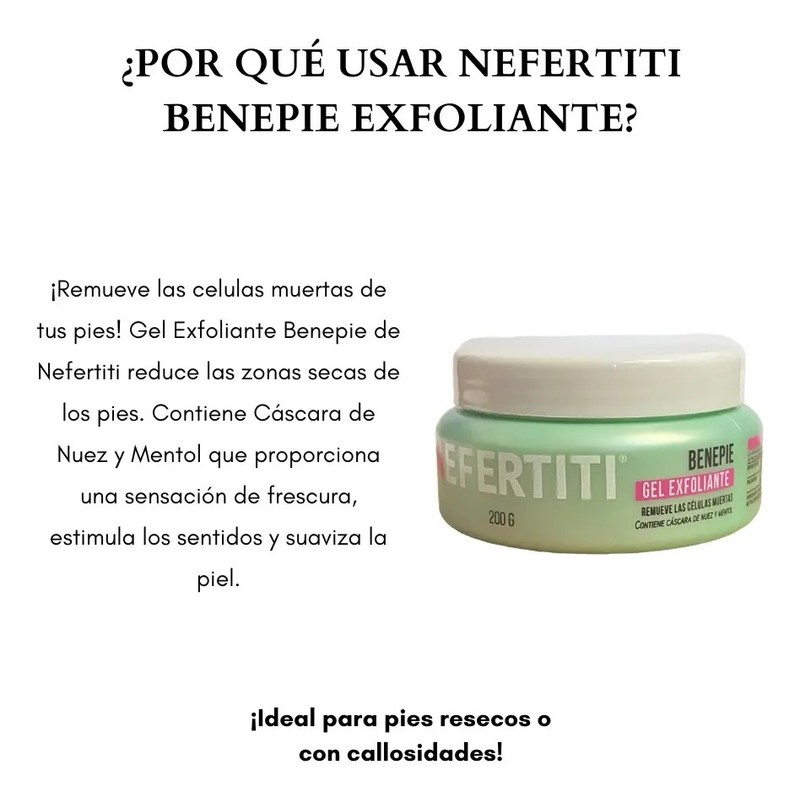 Benepie Gel Exfoliante Remueve Células Muertas Nefertiti