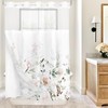 Tititex No Hooks Snap in Liner Aesthetic Blooming White Flowers