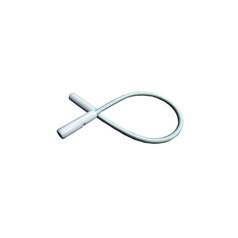 Adjustable Rubber Tensioners (White, Pack of 10)