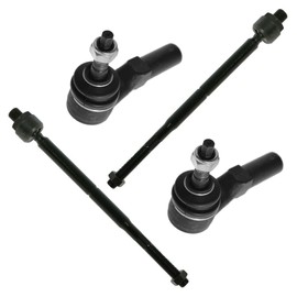 TRQ Front Tie Rod Set Compatible with 2005-2010 Chrysler 300 2008-2010 Dodge Challenger 2006-2010 Charger 2005-2008 Magnum