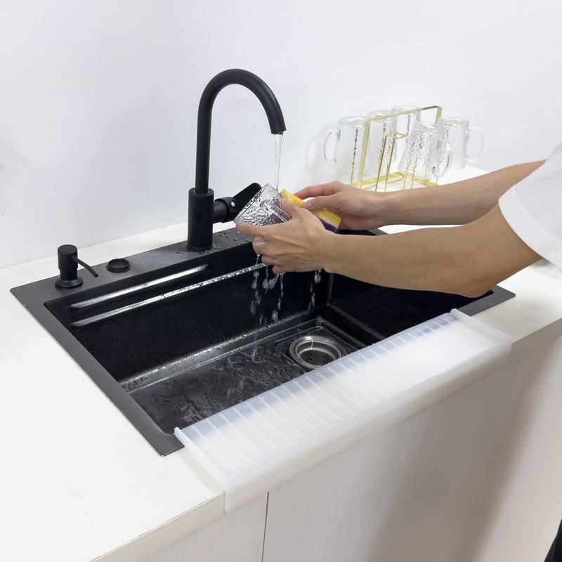 Polpcygne Silicon Sink Edge Protectors For Kitchen Sink Splash Guard,
