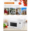 COMMERCIAL CHEF 0.7 Cu Ft Microwave with 10 Power Levels,