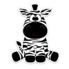 GT Graphics Baby Cute Zebra - 3" Vinyl Sticker -