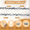 12 Pcs 6 Inch Mini Chainsaw Chain Replacement Chains for