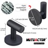 MUTUACTOR Large Ferromagnetic Hooks, Magnetic Coating Hooks, Rare Earth N