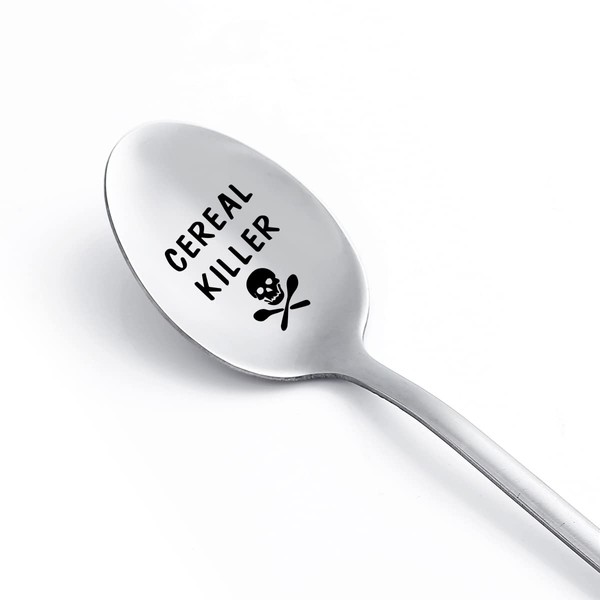 Gifts for Dad Ice Cream Spoon Scoop, Mens Stocking Stuffers for Christmas Ideas Funny Engraved Stainless Steel Spoon Shovel, Birthday Fathers Day Gifts Christmas Thanksgiving Gifts
