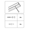GARDINIA Galvanized Screws For Wood, Includes Covering Cap And Dowel,