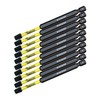 10 x SabreCut SCRSQ389_10 89mm SQ3 Square Magnetic Impact Screwdriver