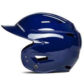 Boombah DEFCON Gloss Solid Batting Helmet Sleek Profile NOSCAE Navy - Size Senior 7" - 7 3/4"