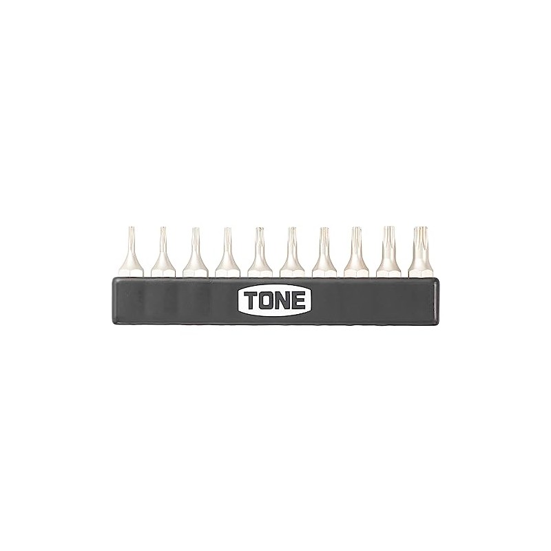 TONE BTTH10S T-shaped Torx Bit Set (Anti-tampering Type) Bit Insert,