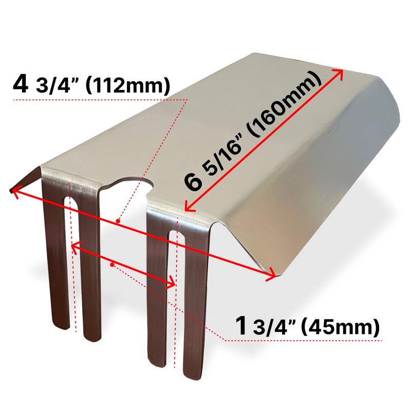 Spray Deflector Shield for Transducer Garmin Lowrance etc