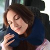 PG6 Twist Memory Foam Travel Pillow for Neck, Chin, Lumbar