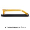 MODFANS Reading Glasses Yellow +2.25-4 Pairs Fashion Readers Narrow Frame