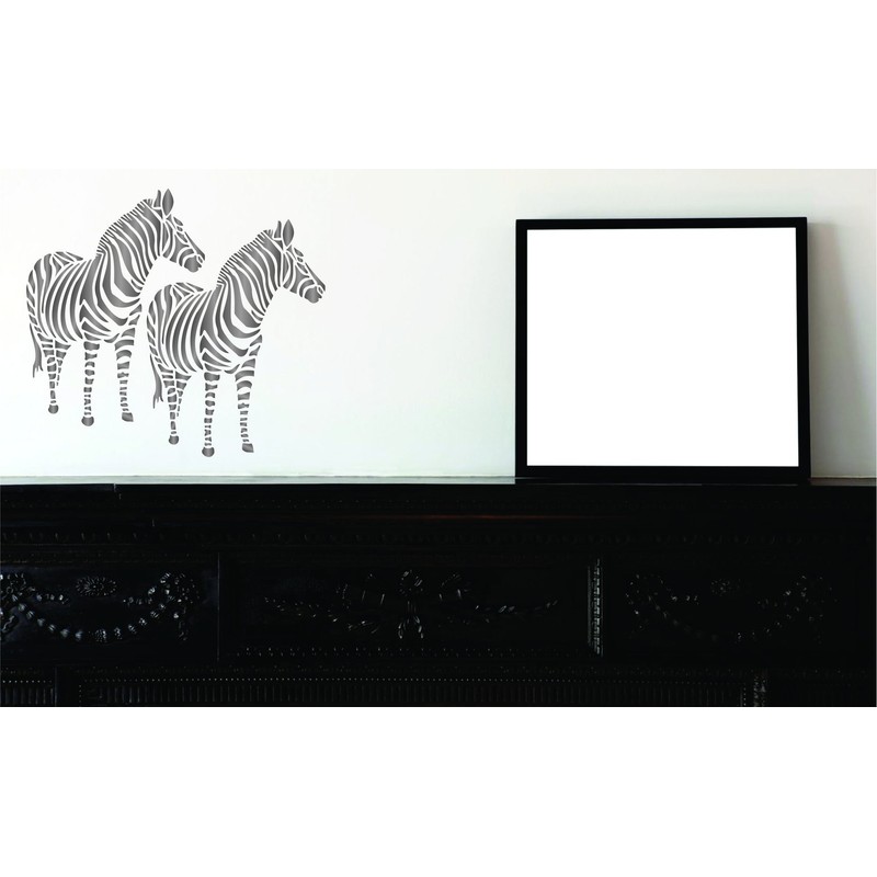Zebra Stencil, 4.5 x 6 inch - African Wild Animal