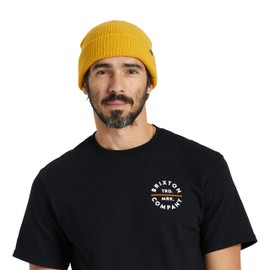 Brixton Unisex Becket Beanie Hat, Mustard