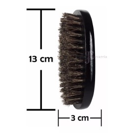 Josue Echavarria Kit Aceite Acondicionador De Cabello 50 Ml Cepilllo Militar Negro Tallado A Mano Josue Echavarria