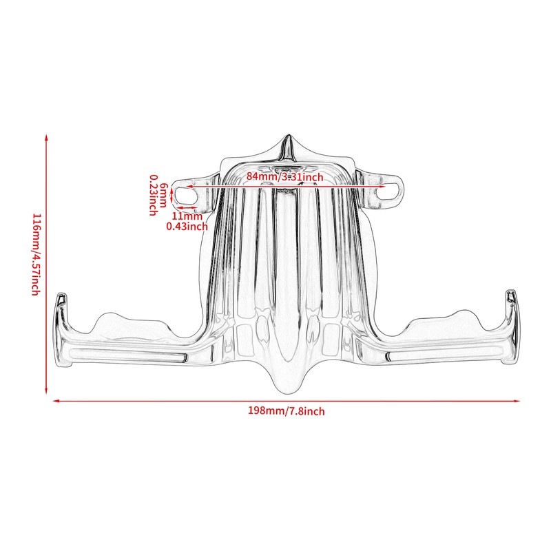 Chrome Tappet Lifter Block Accent Cover Fit for Harley Touring