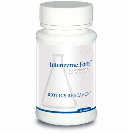 Biotics Intenzyme Forte 50's Proteolytic Enzymes Pancreatin Bromelain 07/26