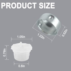 630-7500 Vacuum Breaker Repair Kit Compatible with Prier 400 500 Series Part Pressure Vacuum Breaker Outside Faucet Wall Hydrants Accessories,Also for Mansfield 400 500 Wall Hydrants (Gray-1Pack)