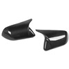 1 Pair Carbon Fiber Mirror Covers Ox Horn Style Car