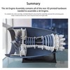 For Bambu Lab Makerworld MH006 Jet Engine Creative Model Kit
