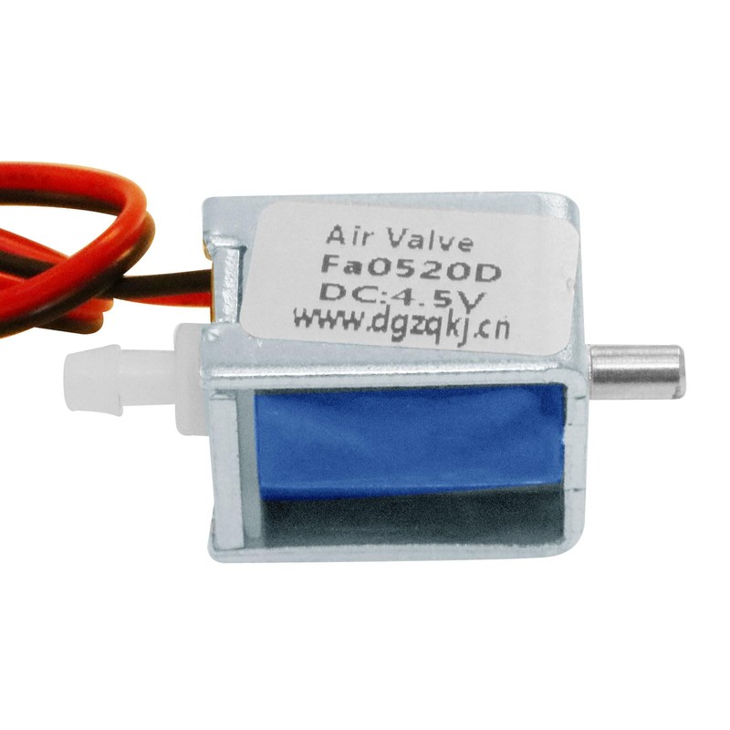 sourcing map Miniature Solenoid Valve 2 Way Normally Closed DC4.5V