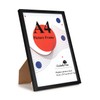 1 Pack A4 Frame Black, Wooden A4 Picture Frames, Black
