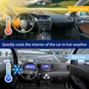 Jisrcha Sun Protection Car Windscreen with 10 Arms, Foldable Car