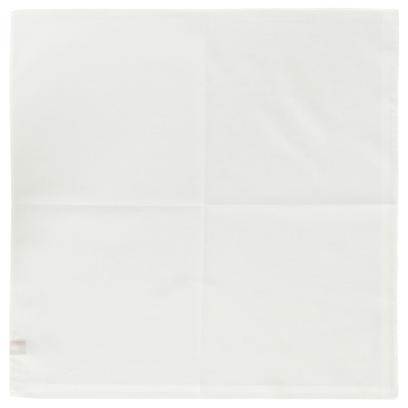 Orobianco 24406010 Handkerchief Men's Yarn-Dyed Handkerchief, Men's, White [C]