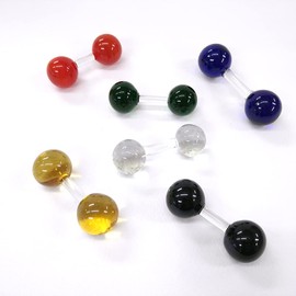 Rubinato 16/LEO-BK Italian Glass LEO Pen Rest, Black, Chopsticks Rest, Brush Rest