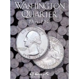 Washington Quarters Coin Folder Album #3 1965-1987 by H.E. Harris