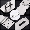 Padlock Hasp,1 pcs Stainless Steel Heavy Duty Hasp Staple with