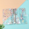 Pack of 3 A5 6 Holes Folder Cover Glitter Quicksand