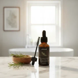 Aceite De Ricino Con Romero Ankur 30ml Para Pestañas Y Cejas                                                                                          