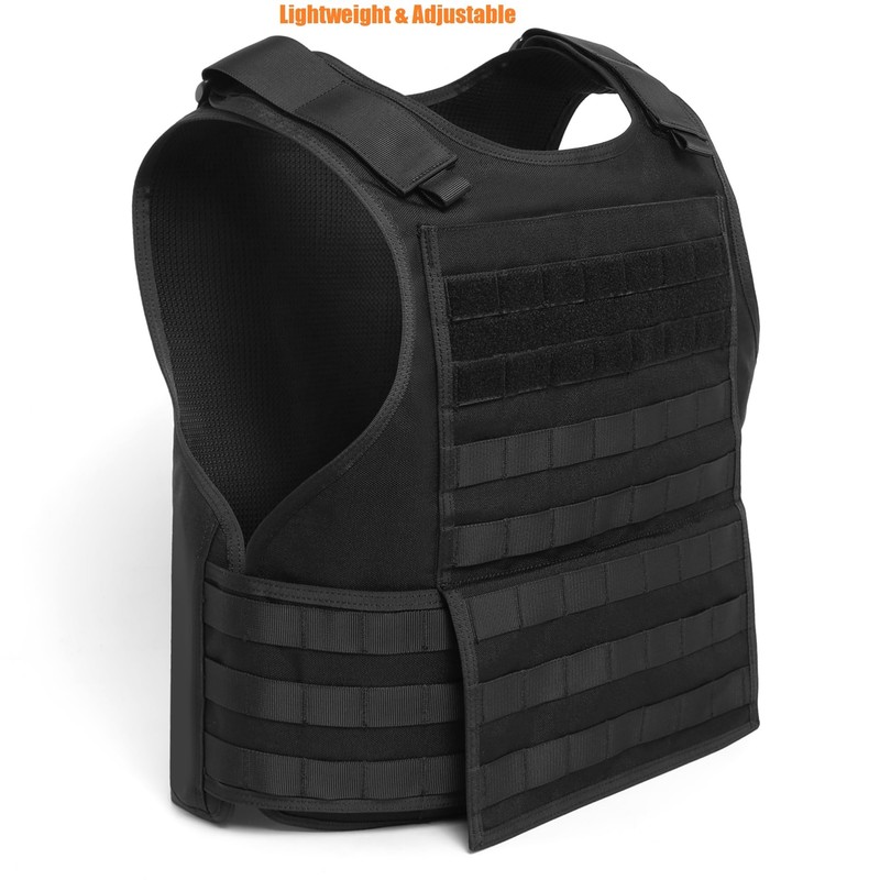 TACNEX Lightweight MOLLE Duty Vest Adjustable Weighted Workout Vest for