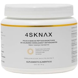 ela nutrition  ela Collagen  4SKNAX  Polvo a base de péptidos bioactivos de colágeno hidrolizado y antioxidantes  134 gramos (30 porciones)