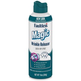 Magic Wrinkle Releaser (4 Pack) Say No to Ironing, Perfect for Travelers, Moms or Those On The Go, Static Electricity Remover + Fabric Refresher + Odor Eliminator + Wrinkle Remover, Fresh Scent