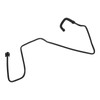 Radiator Water Tank Expansion Hose Rubber Pressure Resistant 1706845 Replacement