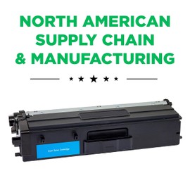 Clover Remanufactured Toner Cartridge Replacement for Brother TN436C | Cyan | Extra High Yield