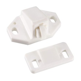 uxcell Furniture Cabinet Closet Door Roller Catch with ABS Roller White 20Pcs
