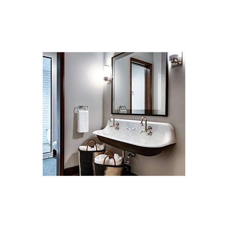 KOHLER K-72571-BN Artifacts Towel Ring, Vibrant Brushed Nickel