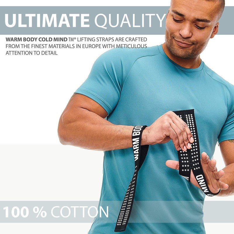 WARM BODY COLD MIND V1 Lifting Wrist Straps for Olympic